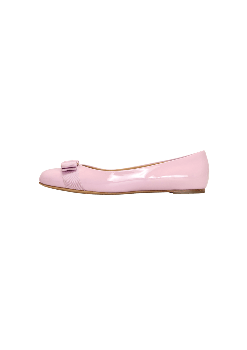 PATENT VARINA BALLET FLATS 37.5