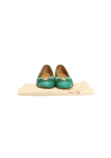 PATENT VARINA BALLET FLATS 38