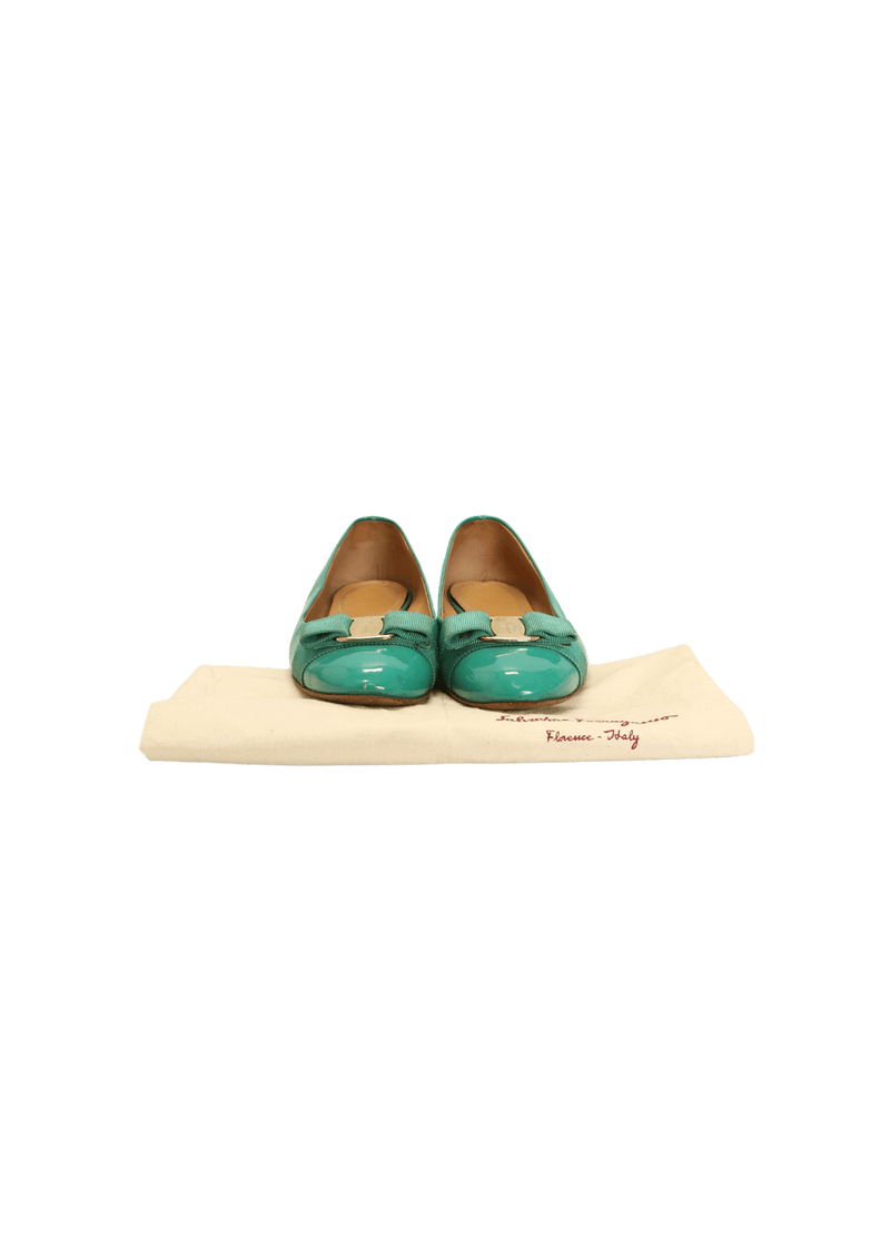 PATENT VARINA BALLET FLATS 38