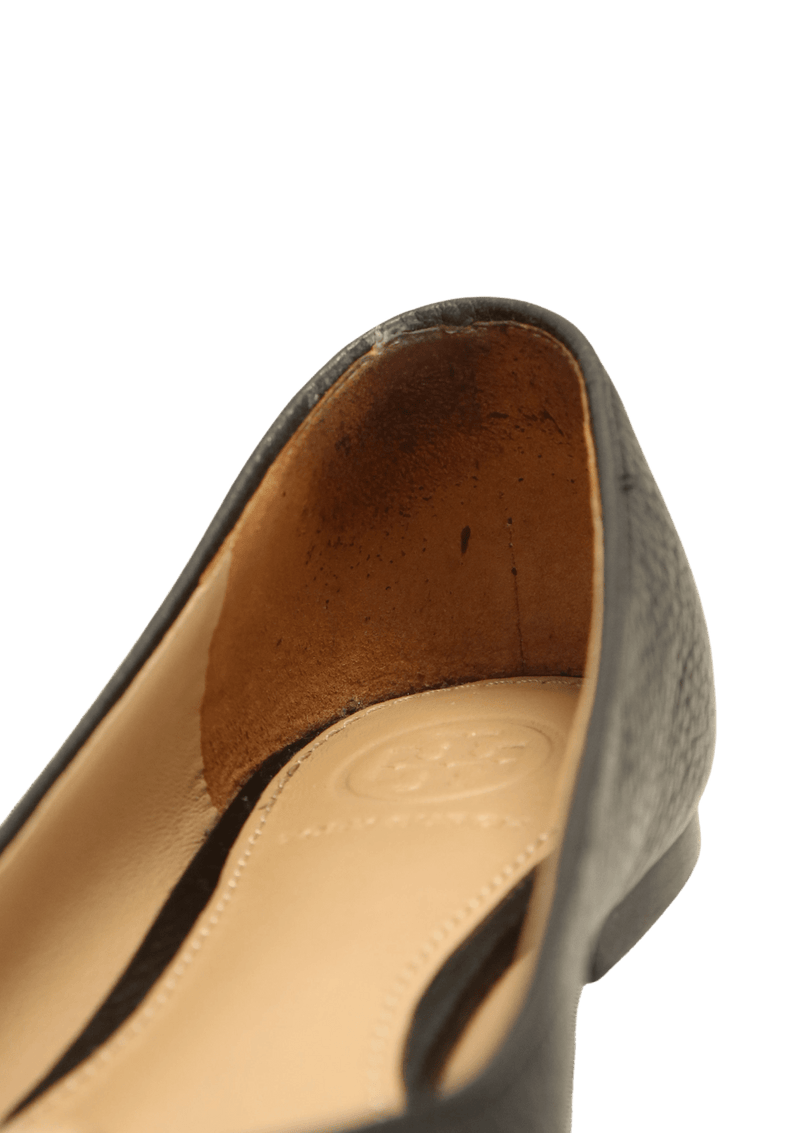 LEATHER BALLET FLATS 34