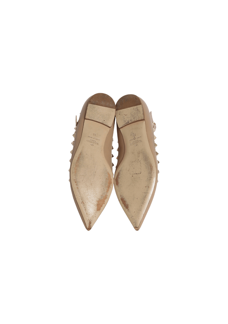 ROCKSTUD BALLET FLATS 36