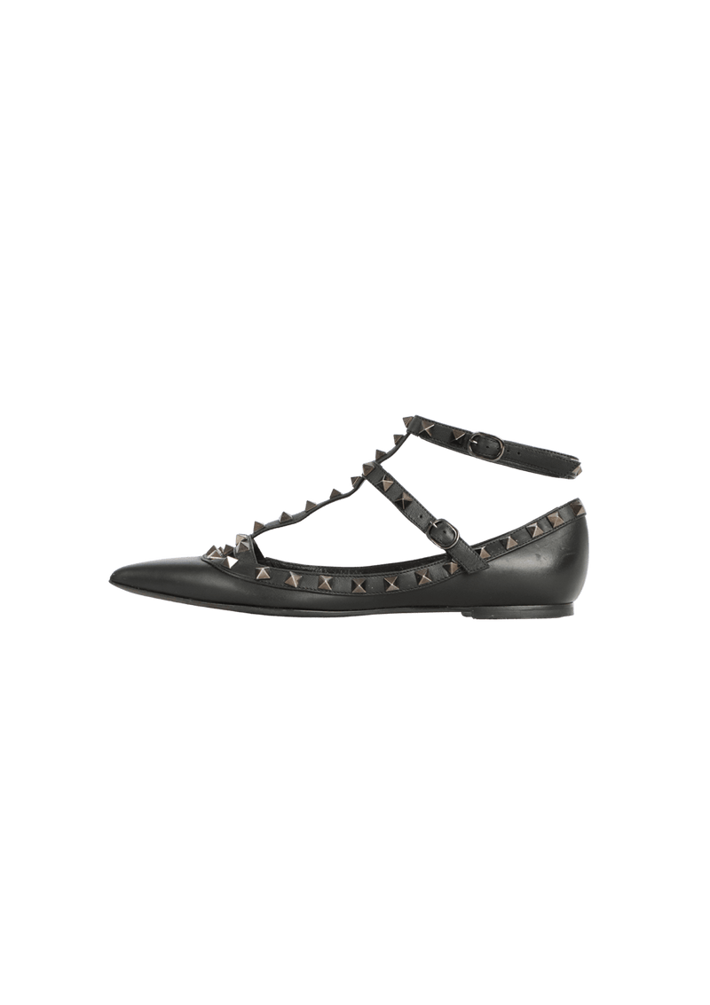 ROCKSTUD BALLET FLATS 36