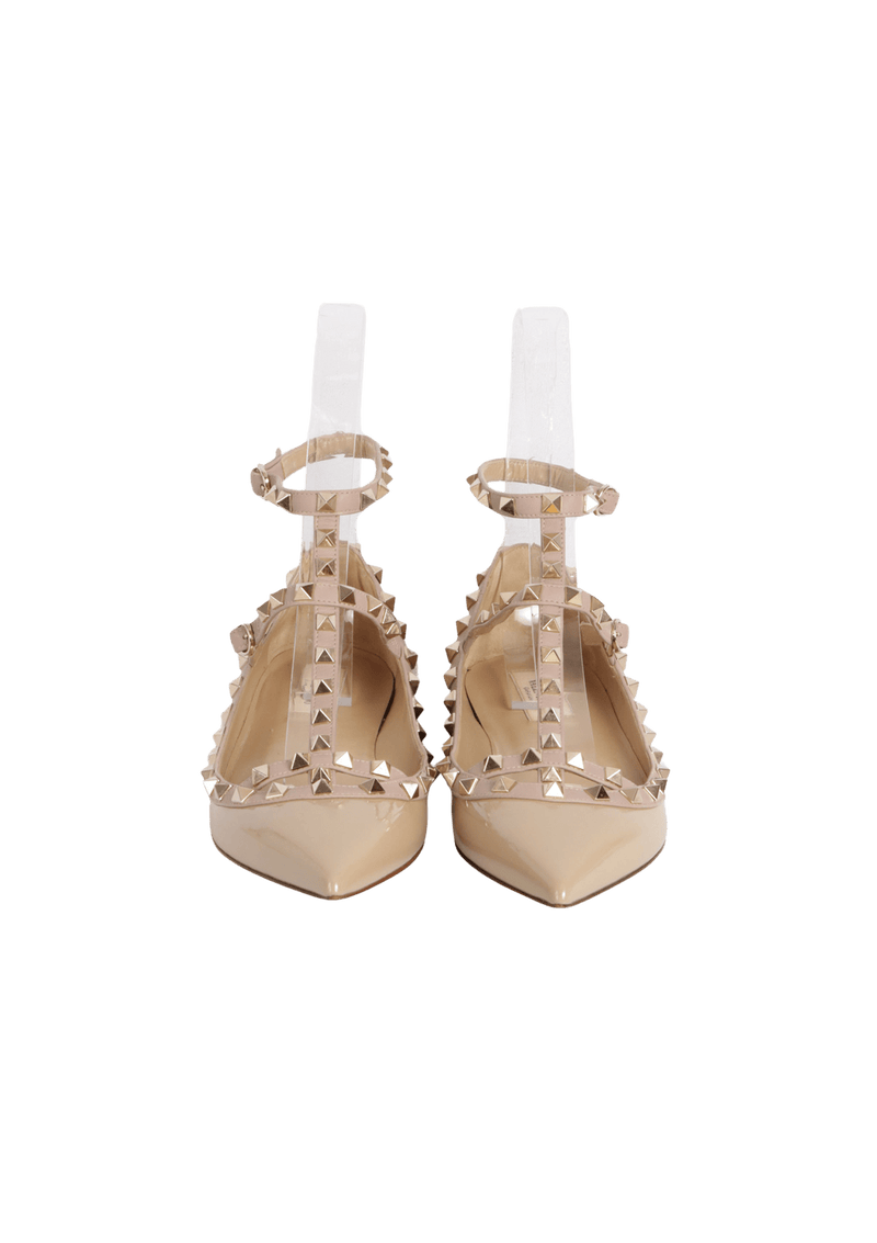 ROCKSTUD BALLET FLATS 38