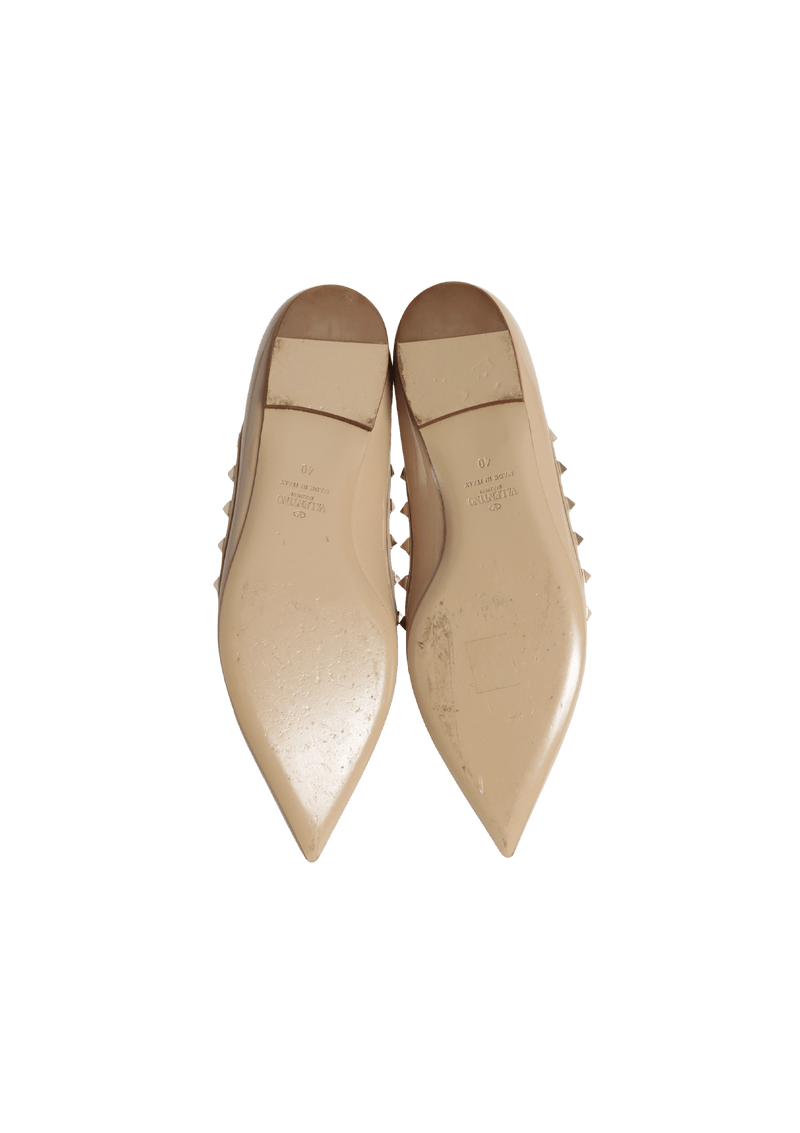 ROCKSTUD BALLET FLATS 38