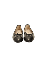 CC CAP TOE BALLET FLATS 34