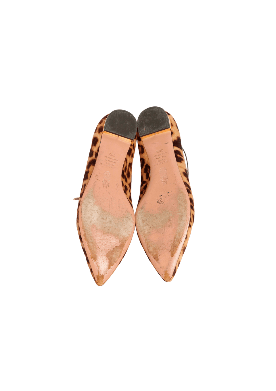 ANIMAL PRINT BALLET FLATS 36.5