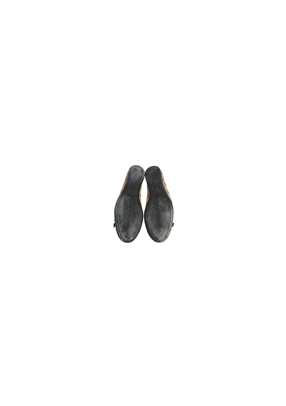 GG CANVAS BALLET FLATS 35.5