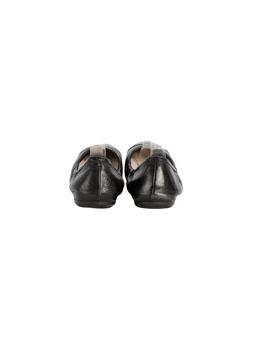 LEATHER BALLET FLATS 38