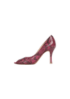 SNAKESKIN PEEP TOE  36