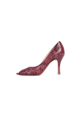 SNAKESKIN PEEP TOE  36