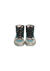 LEATHER HIGH TOP SNEAKERS 38