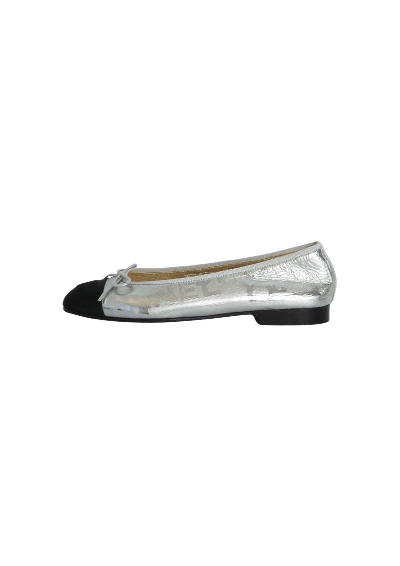 CC CAP-TOE BALLET FLATS 34