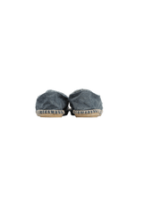 DENIM INTERLOCKING CC LOGO ESPADRILLES 33