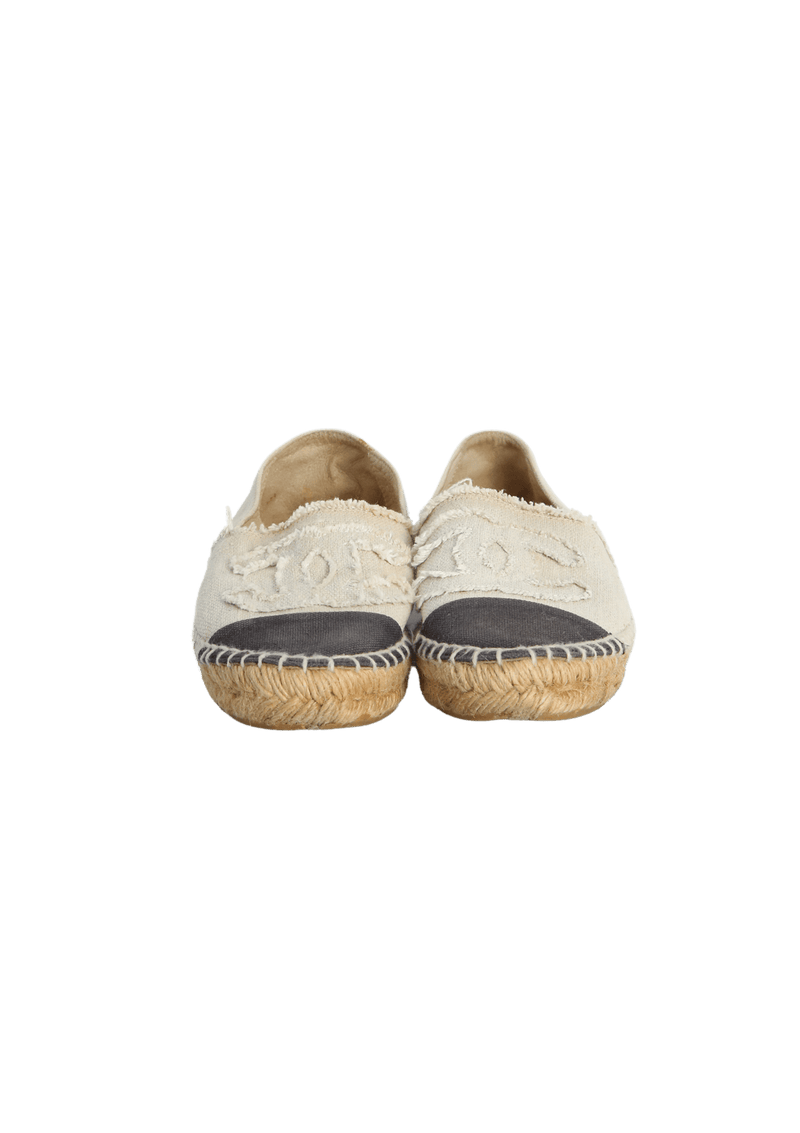 INTERLOCKING CC LOGO ESPADRILLES 35