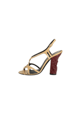 LEATHER SANDALS 35