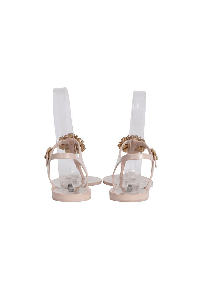 CRYSTAL SANDALS 37