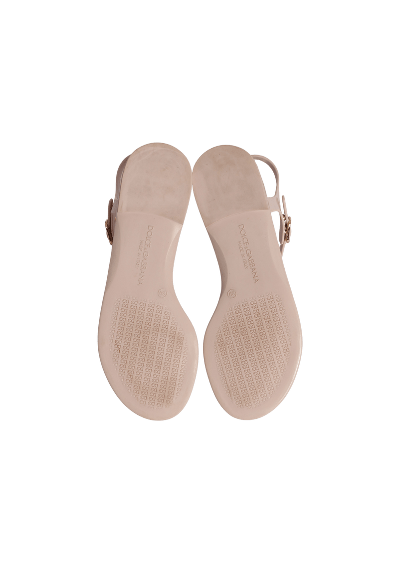 CRYSTAL SANDALS 37