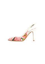 PRINTED SLINGBACK PUMPS  33