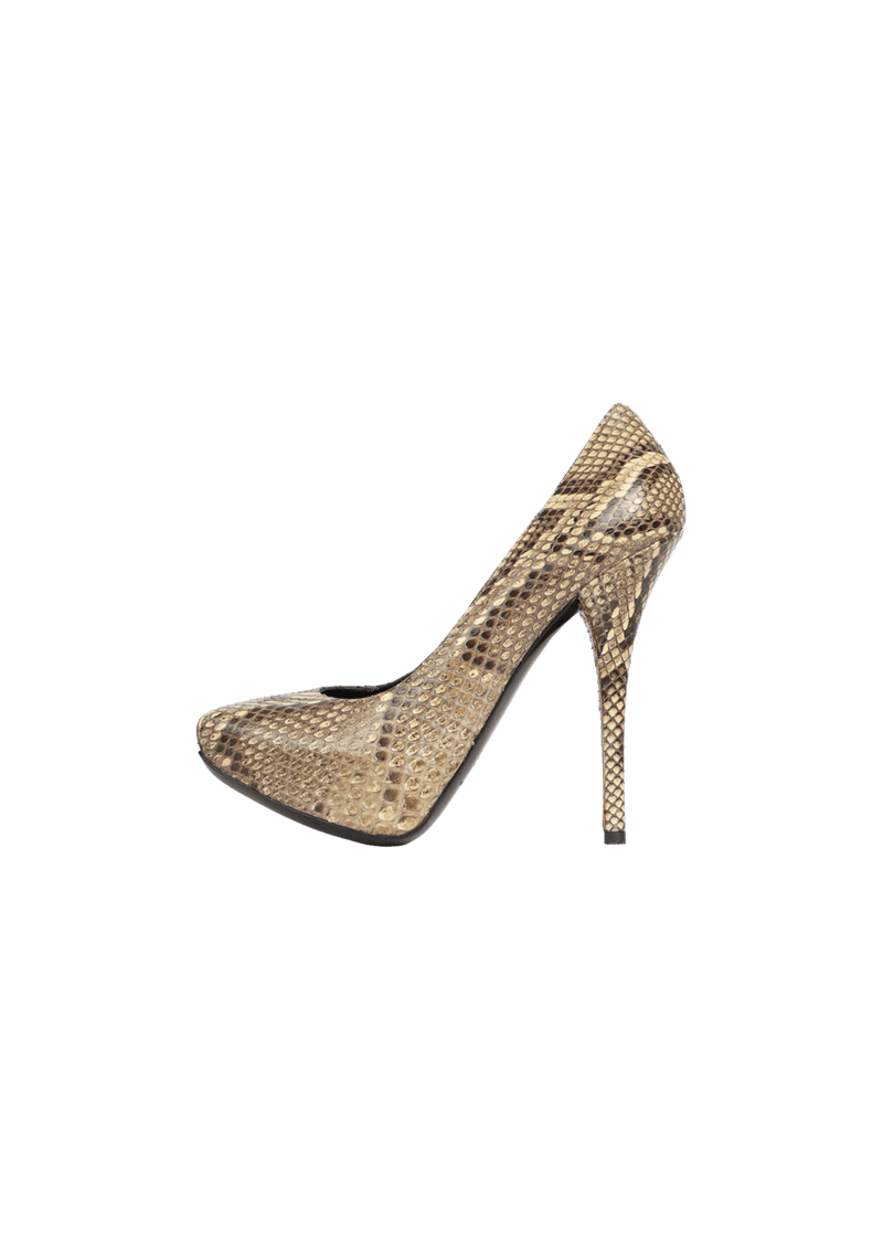 SNAKESKIN PUMPS 37