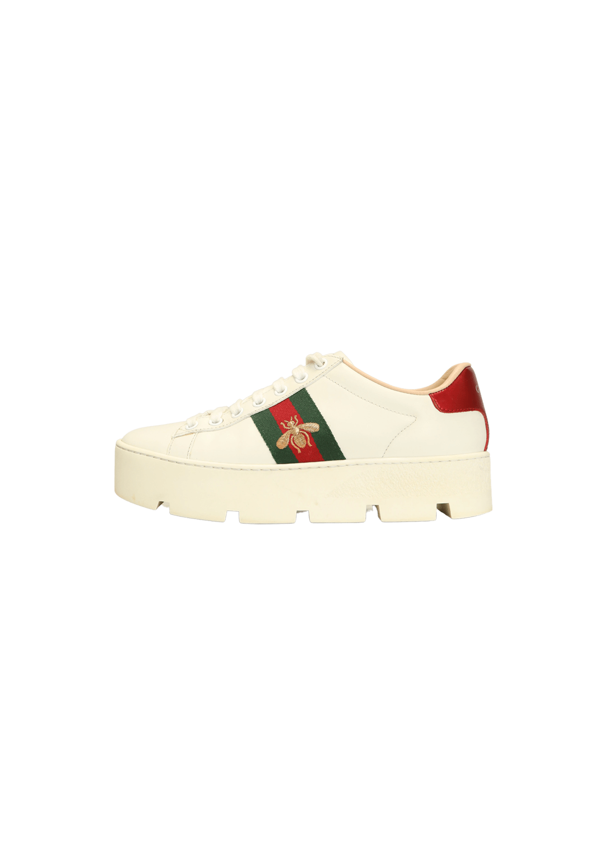 SAPATO GUCCI ACE BEE SNEAKERS 34.5 BRANCO ORIGINAL – Gringa