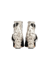 DEE WATERSNAKE ANKLE BOOTS 33