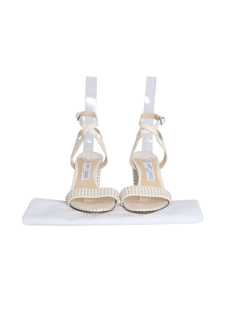 MARINE ANKLE STRAP STUDDED SANDALS 37.5