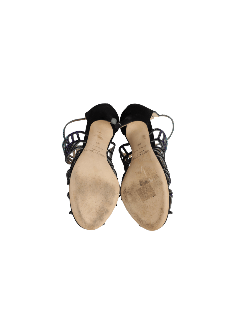 SUEDE KALLAI LEAF SANDALS  33