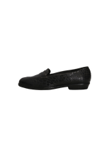 CROCODILE PENNY LOAFERS 36