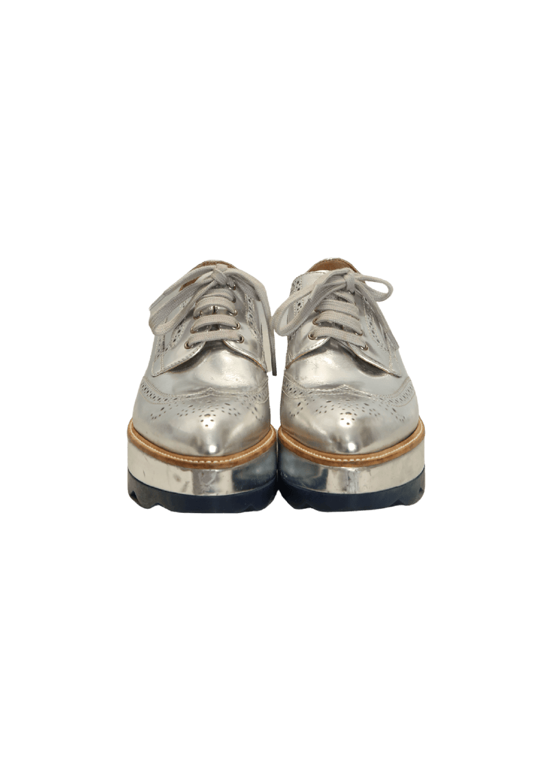 METALLIC SNEAKERS 38