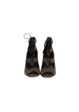 SUEDE GLADIATOR SANDALS  37