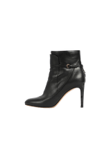 LEATHER ANKLE BOOTS  35