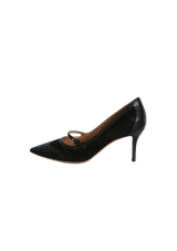 SUEDE LEATHER PUMPS 37.5