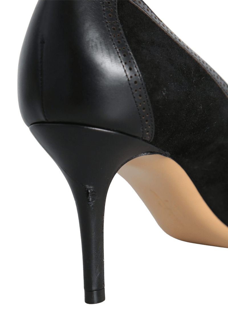 SUEDE LEATHER PUMPS 37.5