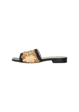 JOLIE RAFFIA SLIDES 35.5