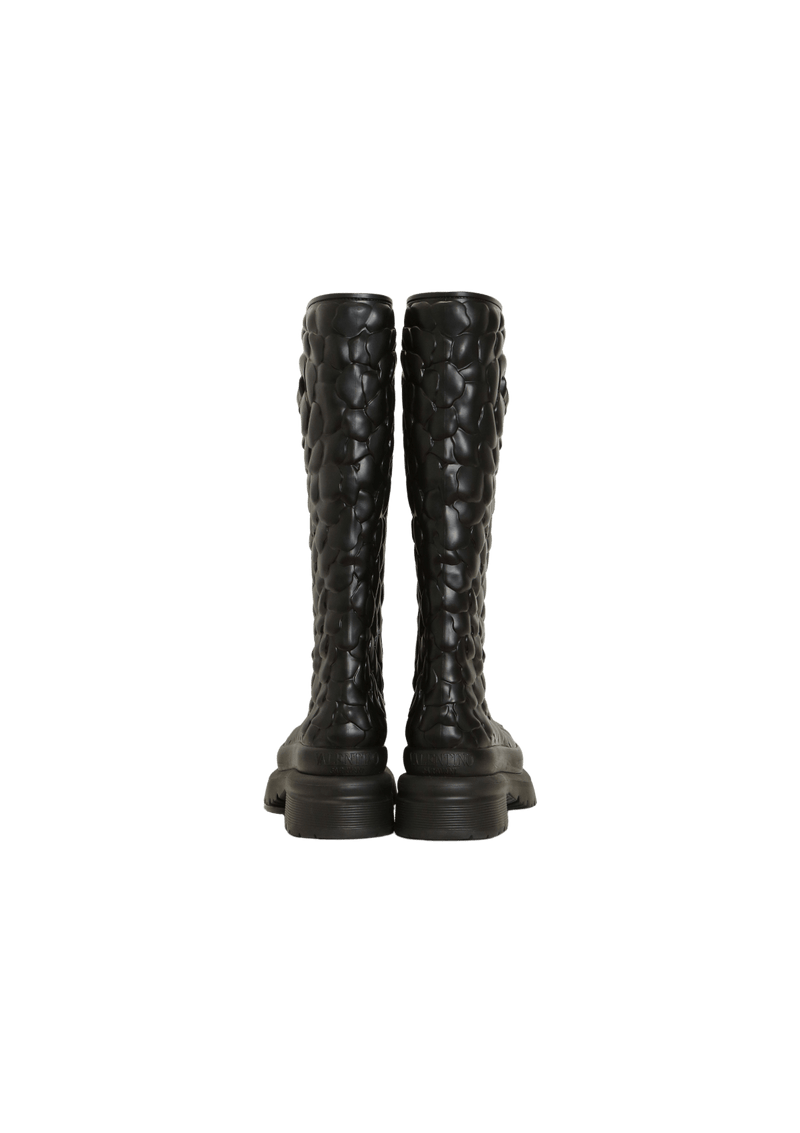 ATELIER 03 ROSE EDITION RUBBER TALL RAIN BOOTS 40