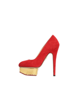 SUEDE PLATFORM PUMPS 32