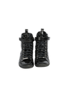 PATENT LEATHER HIGH TOP SNEAKERS 35