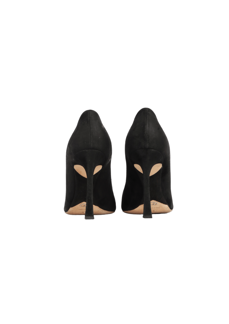 SUEDE PUMPS 38