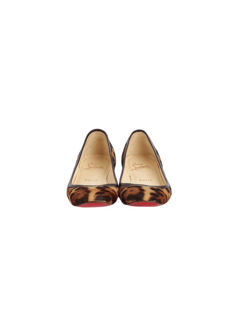 LEOPARD BALLET FLATS 33