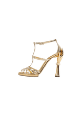 PEARL LEATHER SANDALS  35