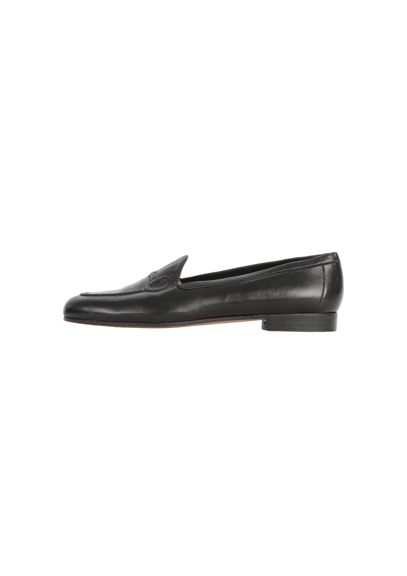 LEATHER LOAFERS 36.5