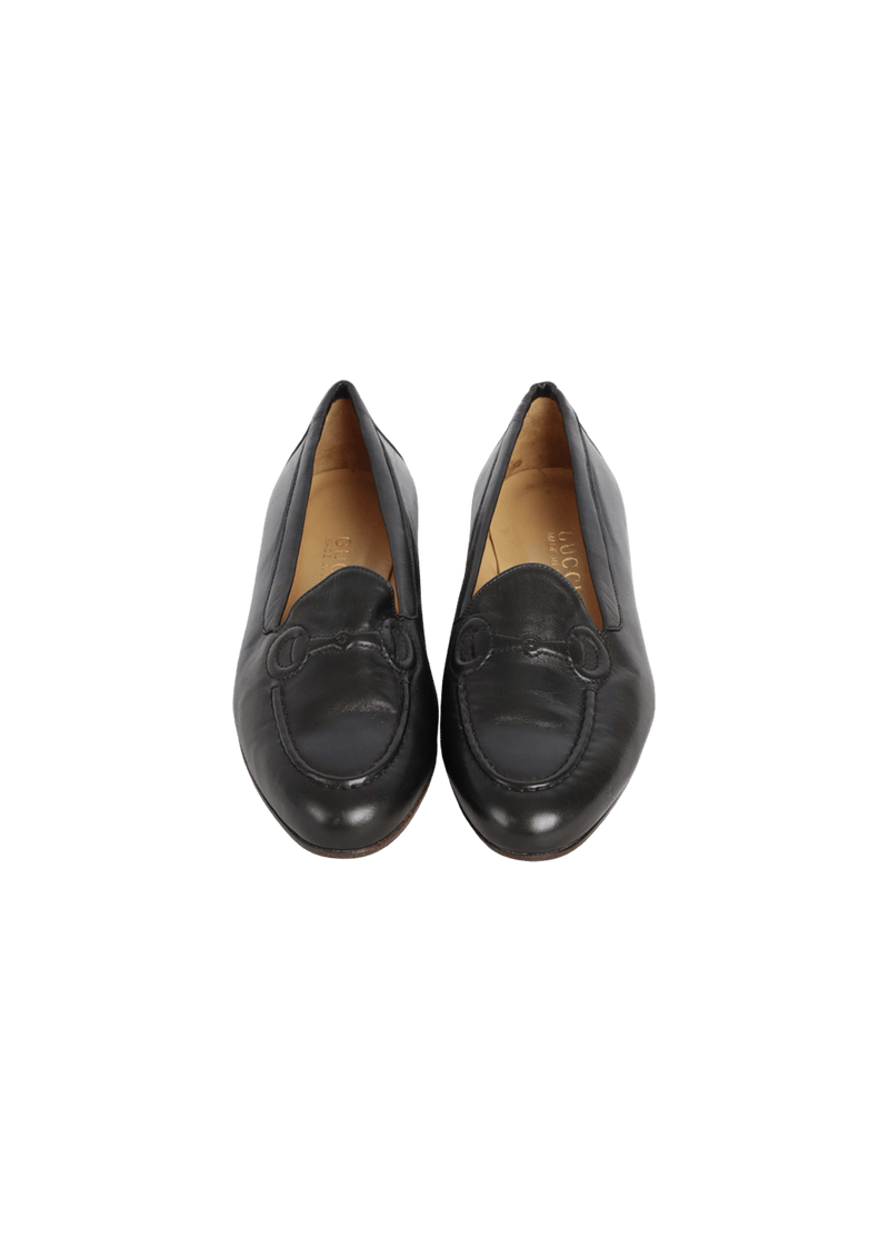 LEATHER LOAFERS 36.5