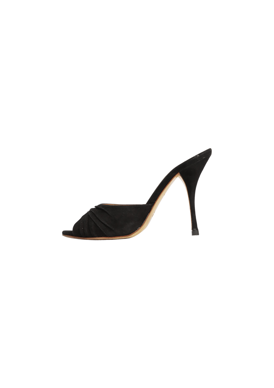 靴 archive MIUMIU Sequin Leather Mules SAPATOS MIU MIU LEATHER MULES 32 PRETA ORIGINAL – Gringa