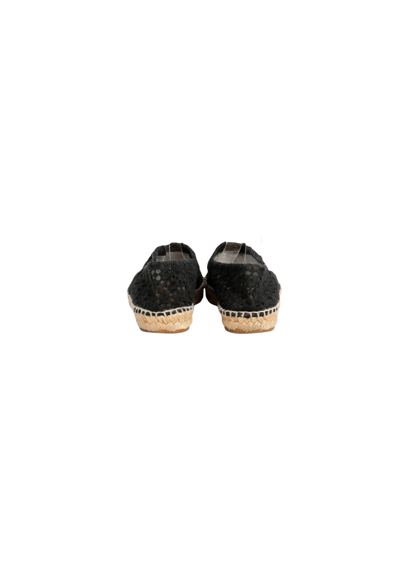 INTERLOCKING CC LOGO ESPADRILLES 38