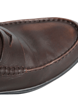 LEATHER LOAFERS 40