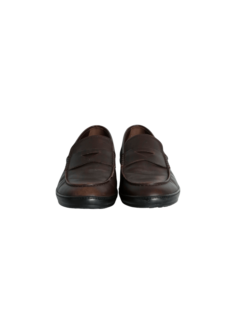 LEATHER LOAFERS 40