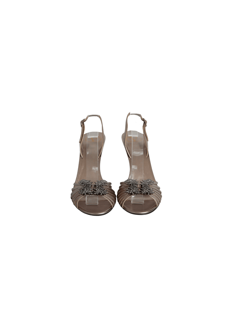 CRYSTAL SANDALS 37.5