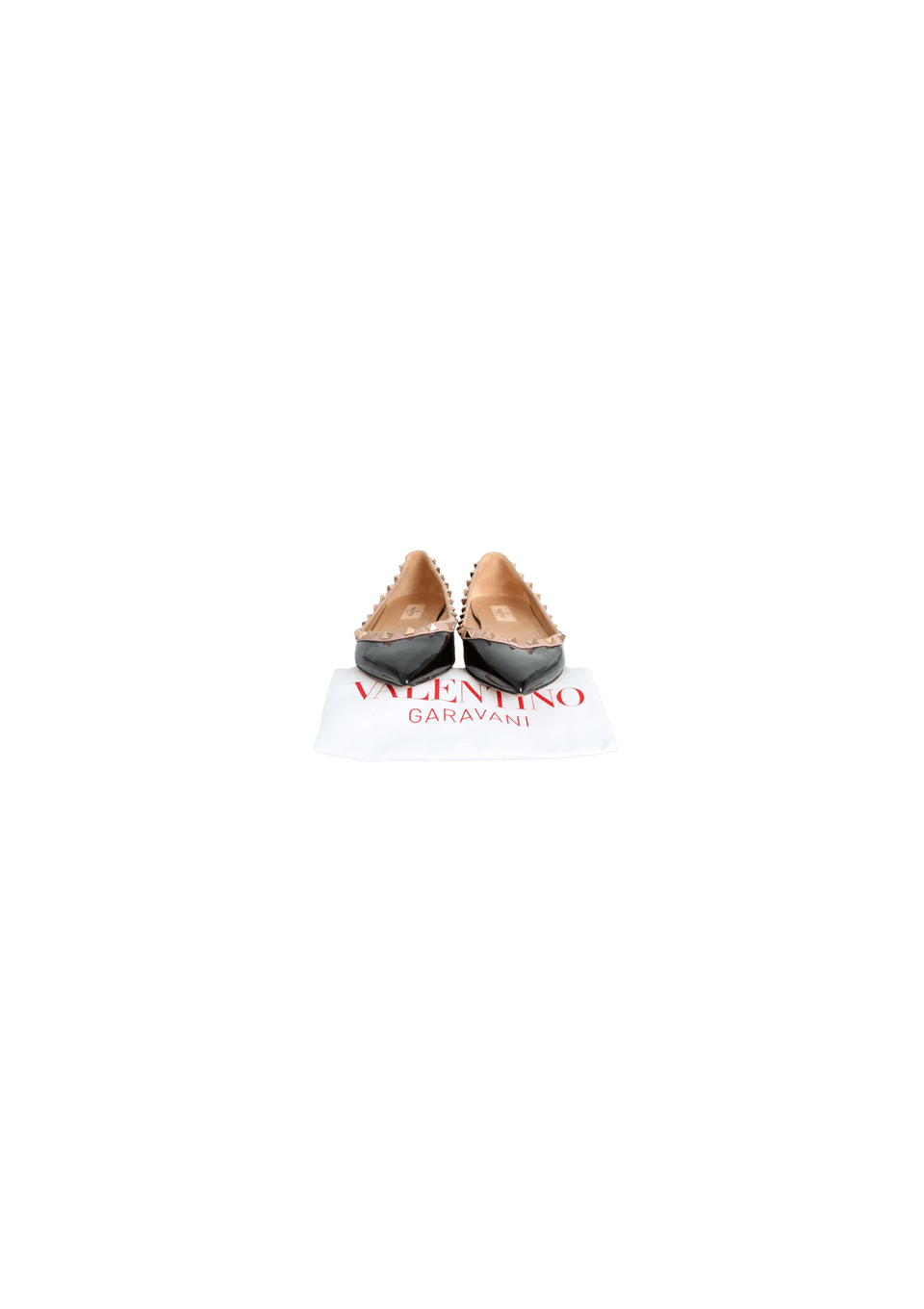 ROCKSTUD BALLERINAS PATENT LEATHER 36.5