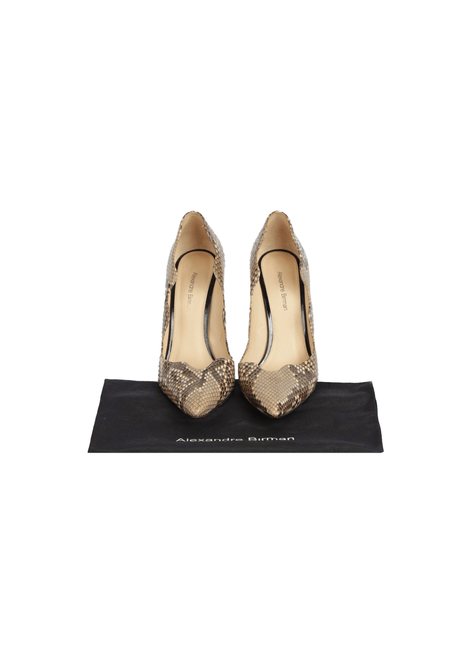 Jennmar Python Pump SCARPIN ALEXANDRE BIRMAN PYTHON PUMPS 35 BEGE ORIGINAL – Gringa
