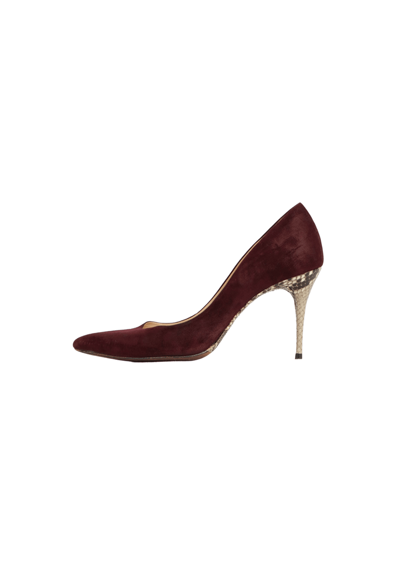 SUEDE PUMPS 35.5